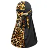 2026 Gorro Amazon Unisex Alta Elasticidad Gorro para la Cabeza Estampado de Leopardo Empalme Gorro Pirata de Cola Larga Durag Sedoso