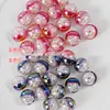 Cambio de Color 16mm Flor de Nube 2.5 Agujero Recto Cuentas Redondas para Bolígrafos con Cuentas, Pulseras, Cadenas para Vasos, Materiales para Joyería DIY