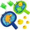 Caja Completa de Juguetes de Baño para Bebés y Niños, Juguetes para Jugar con Agua, Redes de Pescar para Bebés y Niños, Animales Acuáticos, Diversión de Atrapar y Jugar en el Baño