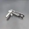 Encoder rotativo E6B2, roda de sincronização, leitura de medidor, suporte não padrão, instalação fixa, esteira transportadora, aço inoxidável durável