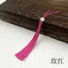 Punta con Borla con Perlas de Simulación Accesorios Hechos a Mano diy Material Punta Colgante Borla para Ropa Estilo Chino
