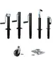 Macaco de Reboque com Manivela Lateral Top-crank Estrutura em A Suporte de Reboque Acessórios para RV Acessórios de Reboque, com Placa de Base