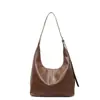Bolso de Hombro de Cuero Suave de Gran Capacidad a la Moda para Mujer Otoño 2025 Nuevo Bolso Cruzado Versátil de Gama Alta