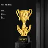 Nuevo Trofeo de Resina de Cristal Premio al Empleado Destacado de la Empresa Reunión Anual Competición Creativa Souvenirs de Graduación para Veteranos Jubilados
