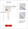 Fabricante en stock mango de madera cerdas de cerdo pincel de pintura pincel para barbacoa sin pelusa pincel de pelo plano herramientas de ferretería pincel de pintura