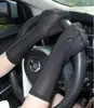 Guantes de protección solar transfronterizos primavera y verano para mujer de seda de leche finos bordados de actuación boda guantes blancos etiqueta conducción al por mayor