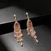 Tk Pendientes de Borla Geométricos con Pedrería de Lujo Ligero Más Vendidos Moda Nicho Aretes Pendientes de Gama Alta