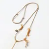 Nueva Cuerda Colgante Retro Nuevo Estilo Chino Tejida a Mano Wenwan Cuerda de Collar Multi-Tesoro Cuerda para Colgar Colgante de Ágata Jade