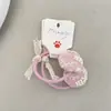 Novo Estilo Coreano Tecido Bordado com Renda Presilha de Cabelo Simples Feijões Presilha de Cabelo Infantil Par Grampo Acessórios de Cabelo Versáteis para Meninas