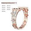 Correa de Metal con Incrustaciones de Diamantes en Forma de Trébol a la Moda al por Mayor en Stock Lista Adecuada para Correas de Apple Watch de 1.ª a 11.ª Generación