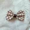 Pequena flor de tecido xadrez fresca DIY acessórios de vestuário acessórios de cabelo corda de cabelo presilha de cabelo bagagem sapatos meias material lote