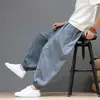 2026 Pantalones de Linterna Anchos para Hombre de Nuevo Estilo Chino, Inspirados en Zen, Transpirables, con Caída, Sueltos Casuales Cortos para Hombre