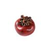 Caqui Ruyi sándalo rojo caoba hechizo madera de agarwood caqui DIY texto juego pieza de mano creativa cadena para teléfono móvil llavero accesorios