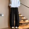 Pantalones de Trabajo INS Japoneses para Hombre 2026 Nueva Marca de Moda Holgados Rectos Pierna Ancha Versátiles Casuales Largos Ropa para Hombre