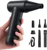 Vendas Diretas de Fábricas de Comércio Exterior: Soprador de Poeira de Uso Duplo para Carro e Casa, Removedor de Poeira Portátil Sem Fio para Limpeza de Gabinete de Computador e Teclado