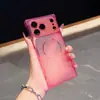 Funda de teléfono a prueba de caídas de ángulo recto, se vuelve transparente al instante, adecuada para Apple 17PROMAX, personalidad simple, 16pro, funda suave, 11/12