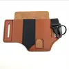 Spot Wild Survival EDC Ferramentas Táticas Coldre de Couro Ferramenta de Defesa da Selva Bolsa de Cintura Lanterna Clipe Traseiro Coldre de Couro