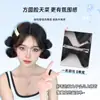 Peruca para Mulheres com Presilha de Cabelo com Laço, Coque Postiço, Argola de Cabelo, Presilha Bico de Pato, Grampo, Coque Postiço de Fibra de Alta Temperatura