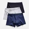 Ropa Interior para Hombre Algodón Puro Holgada Transpirable Boxer Briefs Antibacteriano Cintura Media Talla Grande Venta al por Mayor Ropa Interior para Hombres Gordos Boxer Briefs para Hombre