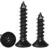 Tornillos Autorroscantes de Acero Inoxidable 201 con Cabeza Avellanada Hexagonal Negros Tornillos Autorroscantes de Cabeza Plana Hexagonal de Zinc Negro M3M4M5