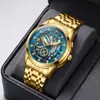 Relógio Masculino Kasrluo Luxo Vazado, À Prova D'água, Luminoso, Relógio de Quartzo Casual Fashion, Item Quente de Comércio Exterior para Transmissão ao Vivo