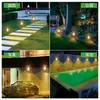Lámpara Solar Nueva Personalizada Transfronteriza Decoración de Patio Cabezal de Columna Cuadrada LED Lámpara Solar de Pared Sensor Lámpara de Jardín