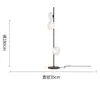 Lámpara de pie nórdica, lámpara de pesca minimalista moderna de lujo ligero para sala de estar, lámpara de pie de diseñador creativa para dormitorio junto al sofá, hierro
