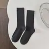 Calcetines Rojos Ankela para Mujer, Calcetines de Media Pantorrilla para Primavera y Verano, Calcetines Holgados de Estilo Japonés de Moda, Calcetines de Algodón Lisos Sin Costuras al por Mayor