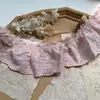 Encaje de algodón bordado de mariposas coloridas de 7 cm de ancho para vestidos, ropa de bebé, textiles para el hogar y accesorios de prendas.