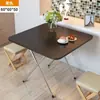 Mesa Plegable Mesa de Comedor Mesa de Comedor Portátil para Dormitorio Mesa Auxiliar Doméstica Simple para 4 Personas 2 Hogares Pequeños