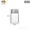 Botellas de Vidrio al por Mayor de 22 ml con Tapa de Rosca y Tapón de Corcho, Frascos Vacíos Sellados para Polvo Medicinal, Frascos para Deseos, Botellas Selladas