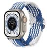 Nuevo Modelo Adecuado para Correa de Apple Watch Apple Iwatch11 Versión Arcoíris Correa Tejida Correa de Nailon Ajustable