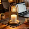 Lámpara de aromaterapia estilo chino nueva, lámpara para derretir cera, decoración sin llama para mesita de noche de dormitorio, lámpara de mesa de fragancia, luz nocturna para el hogar, regalo de cumpleaños