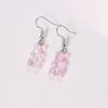 Aretes de Oso Fantasma Aretes de Oso de Peluche Aretes Elegantes Estilo Ins Aretes de Oso Coloridos Tridimensionales Lindos