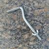 Barra de ropa de acero inoxidable gancho para ropa gancho para recoger línea lona de sellado de camión gancho para ropa multiusos Exterior