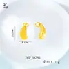 Colgante de mariposa y calabaza estilo antiguo chapado en oro, simple, de moda, incrustado con diamantes, para hacer tú mismo, lindo, tridimensional, accesorios de joyería de marca de moda, venta al por mayor