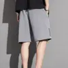 Pantalones Cortos Deportivos de Seda de Hielo Finos de Verano para Hombre, Holgados, de Secado Rápido, Pantalones Exteriores de Playa, Pantalones de Baloncesto de 5 Puntos para Hombre de Verano