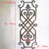 Acessórios para Corrimão de Grade de Ferro Forjado Coleção de Acessórios para Portão de Ferro Forjado Acessórios de Flor de Ferro Forjado Decoração de Portão de Pátio Ferro Fundido