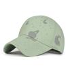 Chapéu Masculino de Verão com Proteção Solar Boné de Baseball Bordado Primavera e Outono Jovem Protetor Solar Boné Refletivo Casual Boné Versátil para Mulheres