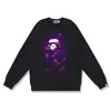 Moletom camuflado moderno de comércio exterior transfronteiriço para homens, outono e inverno, manga longa, estampa de letras, gola redonda solta, blusa de puxar