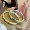 Pulseira Qianli Jiangshan Esmaltada Dourada Prata Pura 9999 Luxo Acessível Nicho Fresco Prata Esterlina Joia de Alto Padrão Presente Dia dos Namorados Chinês