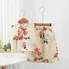 Conjunto Hanfu de Verano sin Mangas Estilo Chino para Niñas Nuevo Estilo Chino para Niños Botón de Rana Estilo Antiguo Delgado Traje Tang de Bebé Disfraz de Actuación