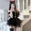 Jin Xiao Ropa Íntima Sexy Juego de Rol Sexy Encaje Cintura Pura Deseo Qqny Corte Revelador Tentación Cama Ataque Rápido
