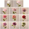 Rietive Dahlia Flor Artificial Fabricante Flor Falsa Plantas Verdes Venta al por Mayor Decoración de Bodas Manualidades Estilo INS Transfronterizo