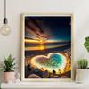 Nova pintura de diamante Amazon Seaside Landscape Series Full Diamond Sala de Estar Decoração do Quarto Pintura Suspensa 5DIY Factory Outlet