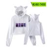 Sudadera con capucha periférica de dibujos animados NANA NANA NANA Ozaki, suéter sexy con orejas de gato para mujer de otoño