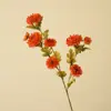 Nueva Flor Artificial de Crisantemo Pequeño de Múltiples Cabezas Estilo Chino Rama Única Flor de Tela de Seda Arreglo de Flores Artificiales de Gama Alta Ramo Suave