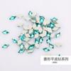 Yiwu atacado diamante fundo plano formato rede vermelha arte de unhas strass simples moda banho DIY lantejoulas de unha furadeira de cola