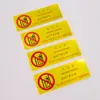 Etiqueta Autoadhesiva de PVC Señalización de Elevador Impresión a Color Centro Comercial Aviso de Elevador Etiqueta de Advertencia Mayoreo