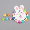 10 tarjetas pintura en aerosol mate clip de agarre pequeño clip de pelo colorido para coleta infantil clip para flequillo mini clip de temperamento para mujer